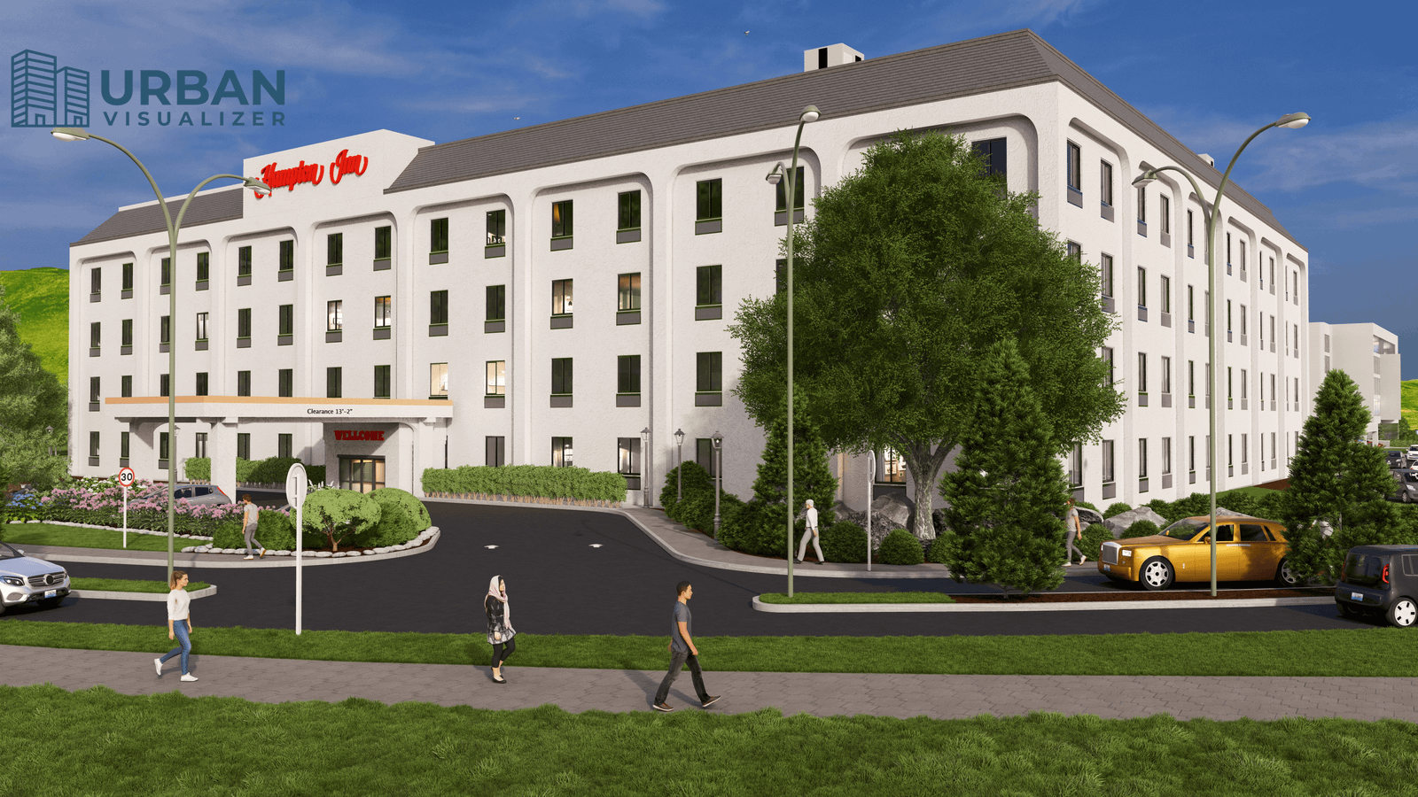 I will create 3D model and video of your master plan or city area.